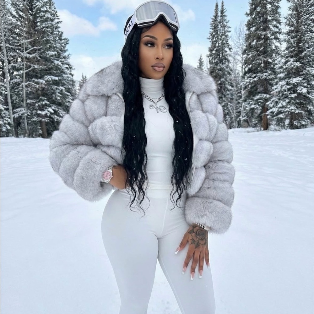 White Double Lined Two Piece Set - image 1